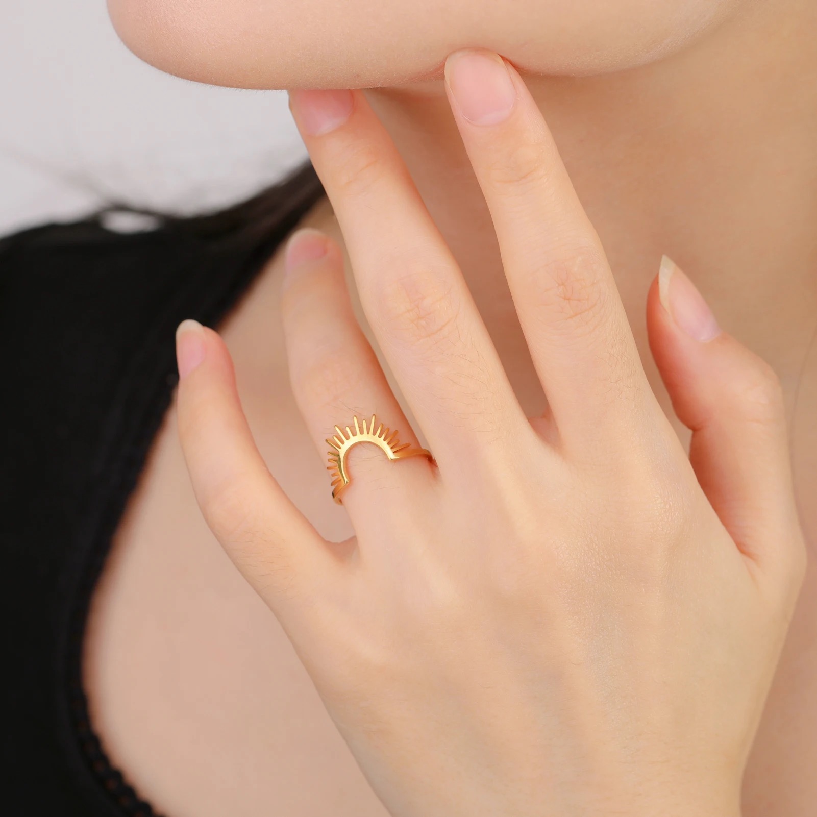 Bague dorée