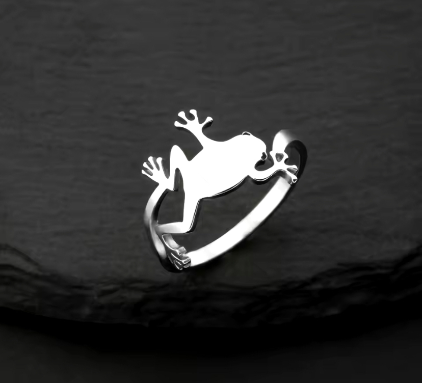 Bague Grenouille en Argent