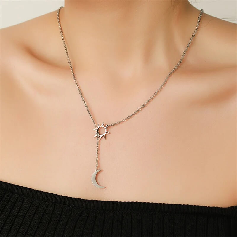 Collier Soleil et Lune