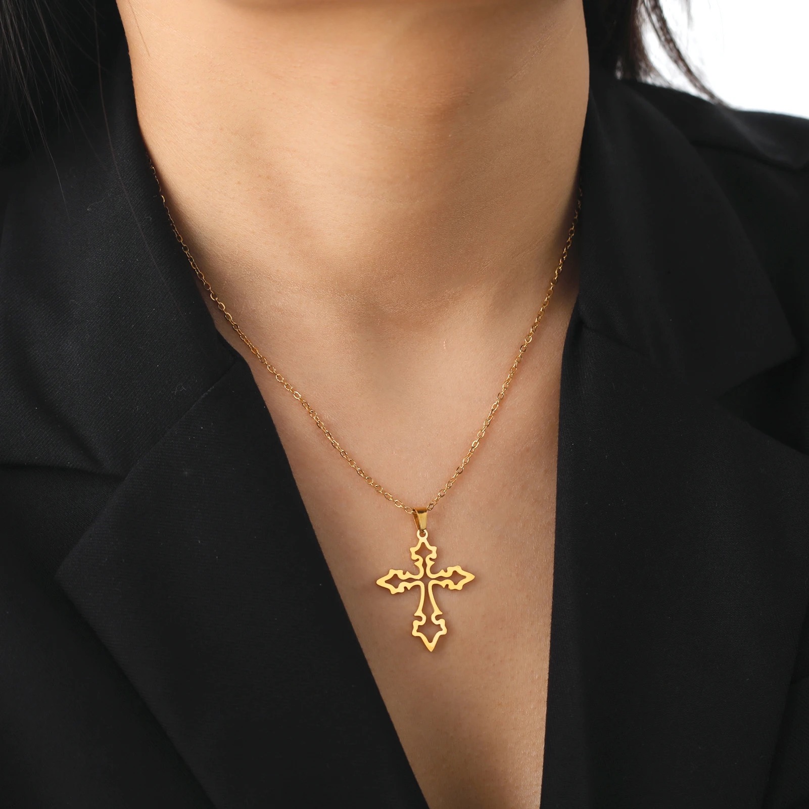 Collier Croix en Or
