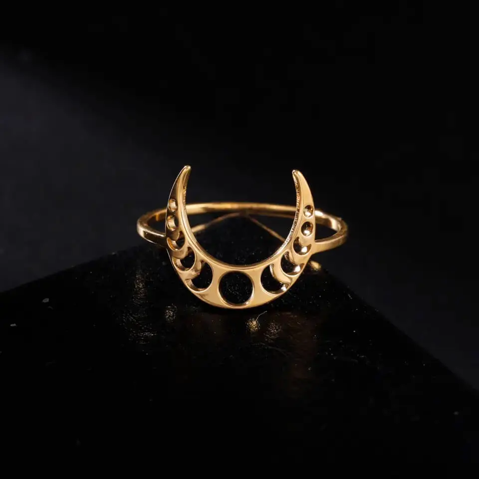Bague Lune Dorée
