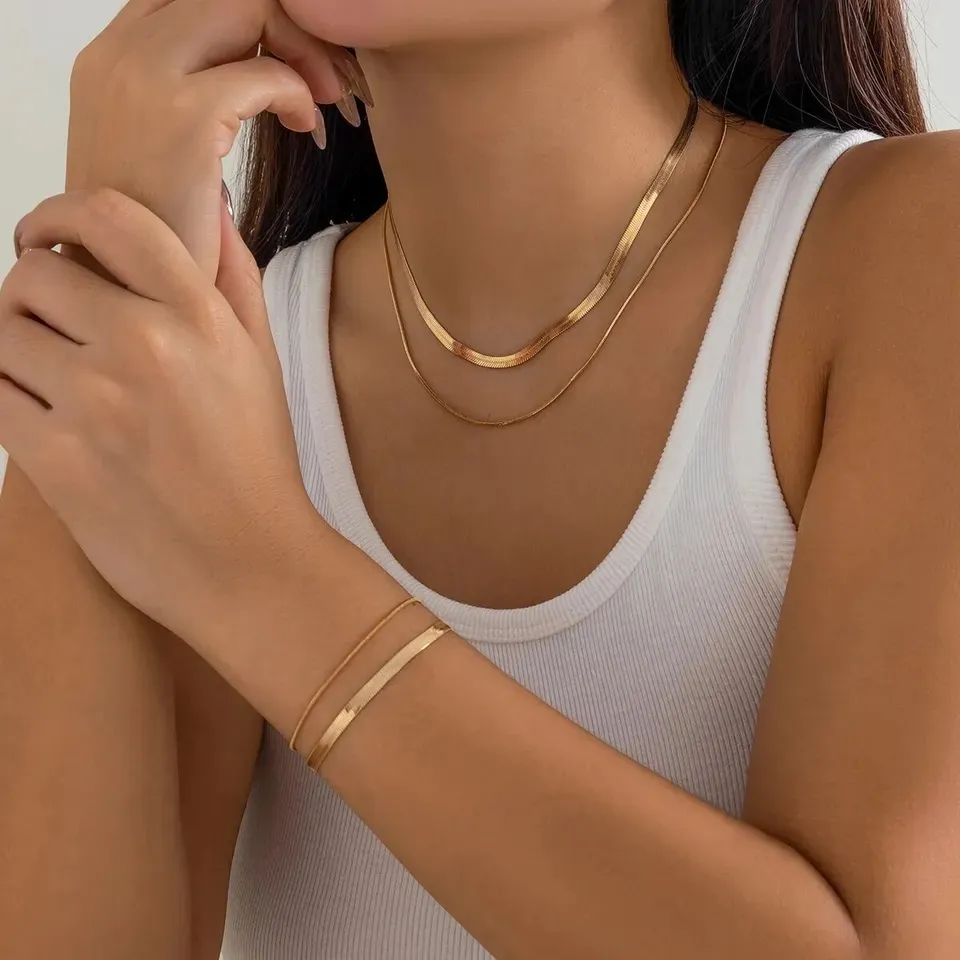 Ensemble de bijoux en or
