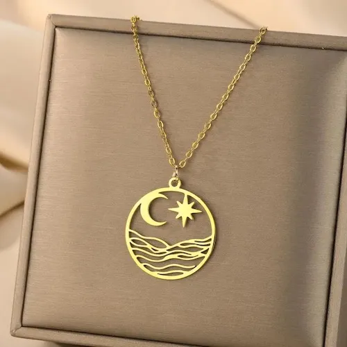 Collier pendentif en or