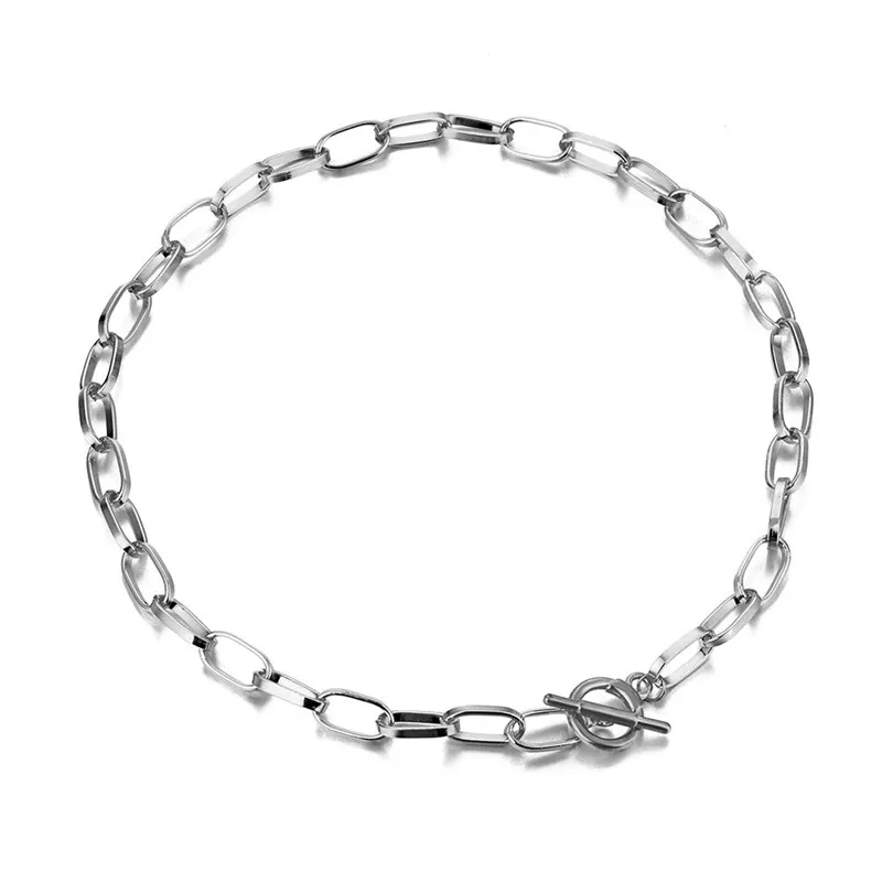 Collier en argent grosse maille