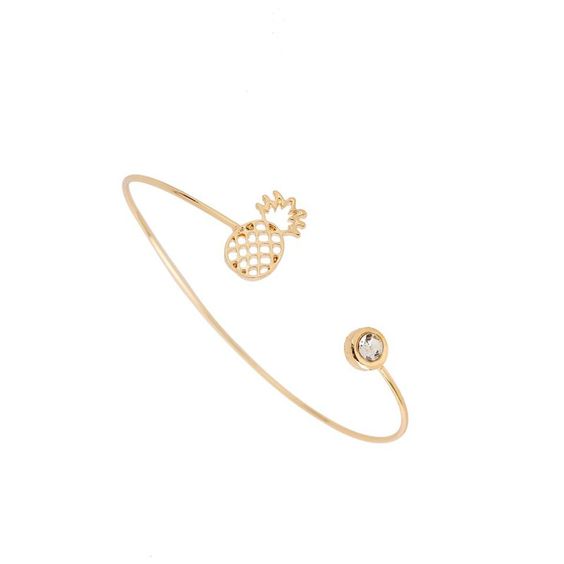Bracelet ananas doré
