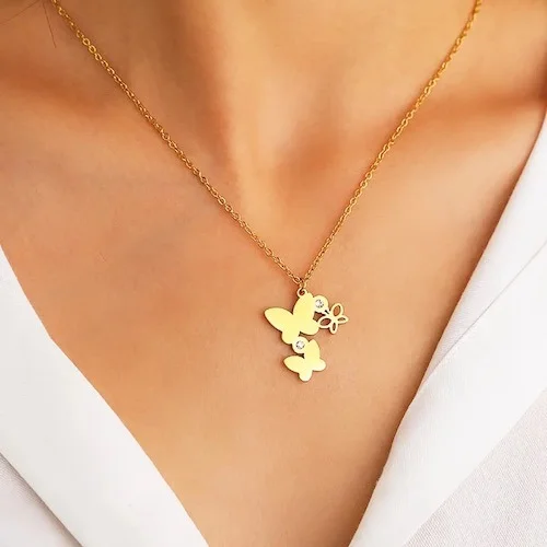 Collier papillon