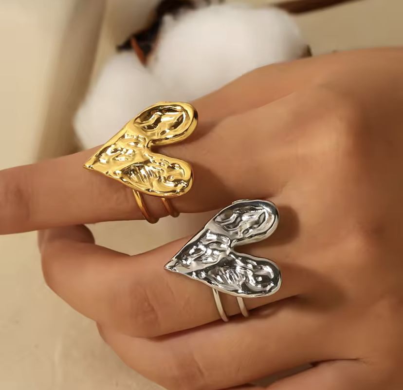 Bague coeur femme