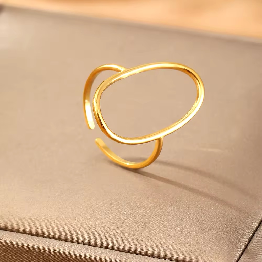 Bague cercle vide acier inoxydable