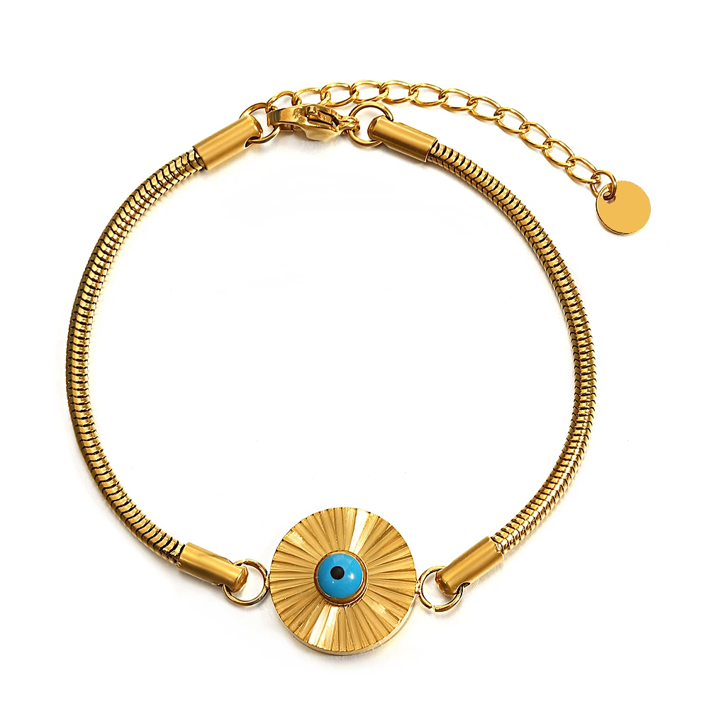 Bracelet oeil doré