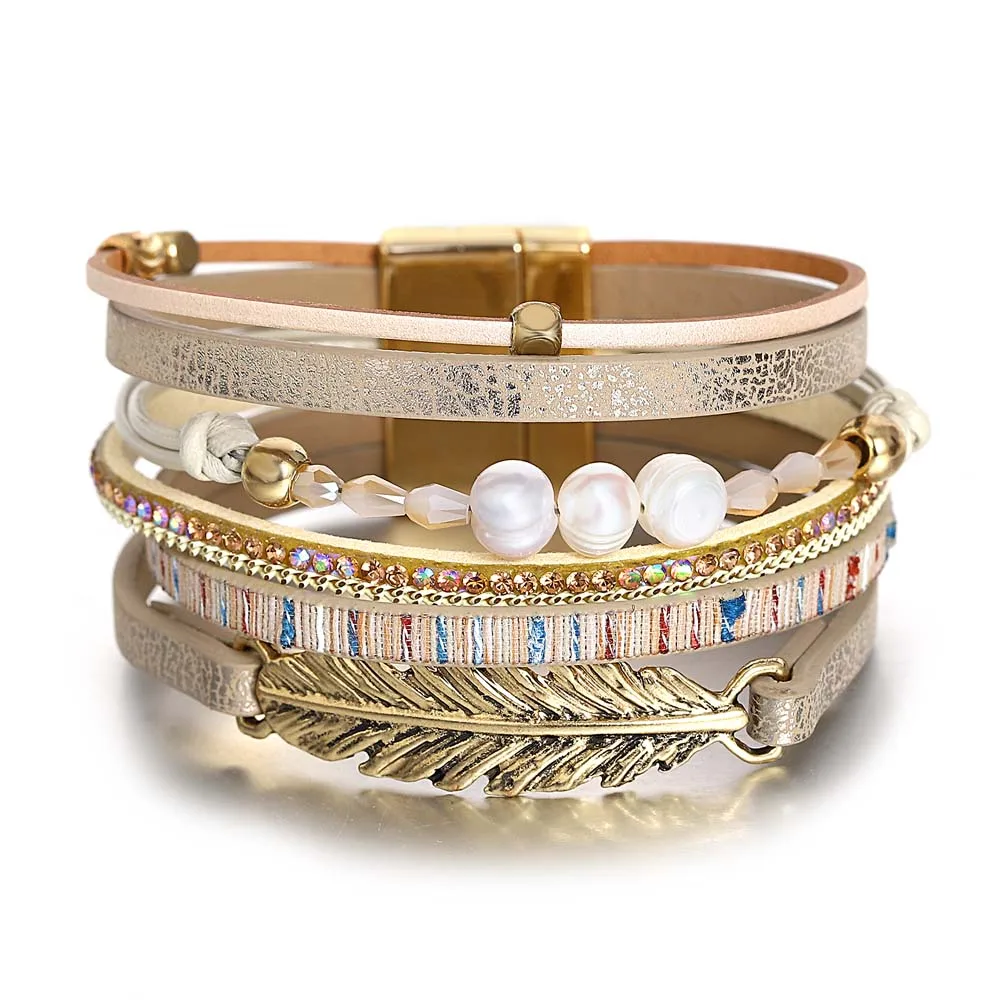 Bracelet multi-rangs Bohème