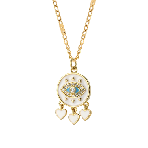Collier pendentif œil protecteur