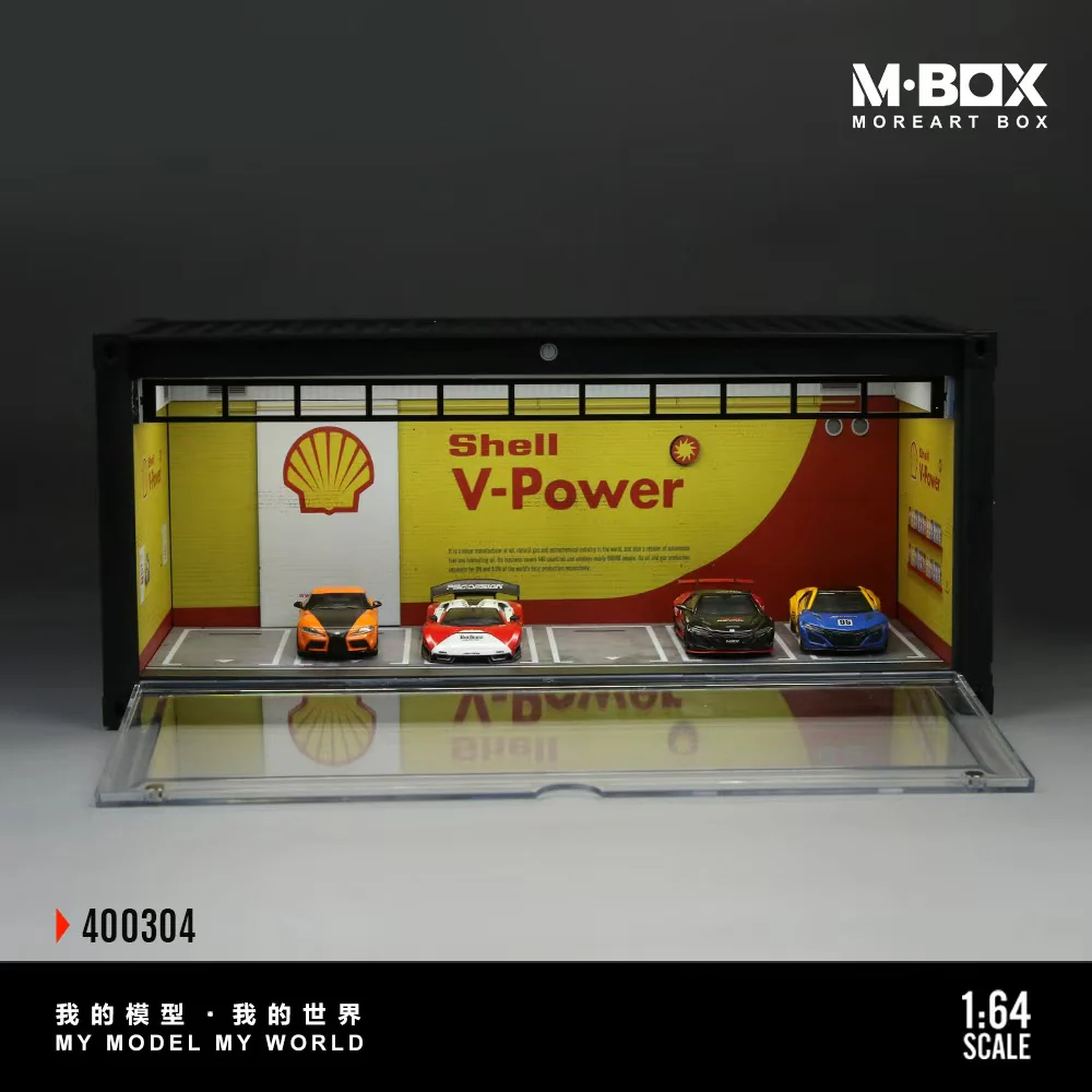 MBOX 1:64 CONTAINER MODEL STORAGE SCENE (3 Versions)