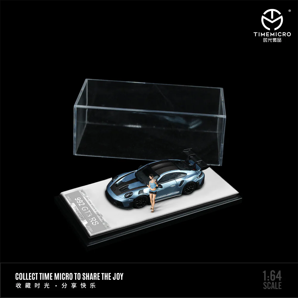 TimeMicro Porsche 992 GT3 RS with Figurine