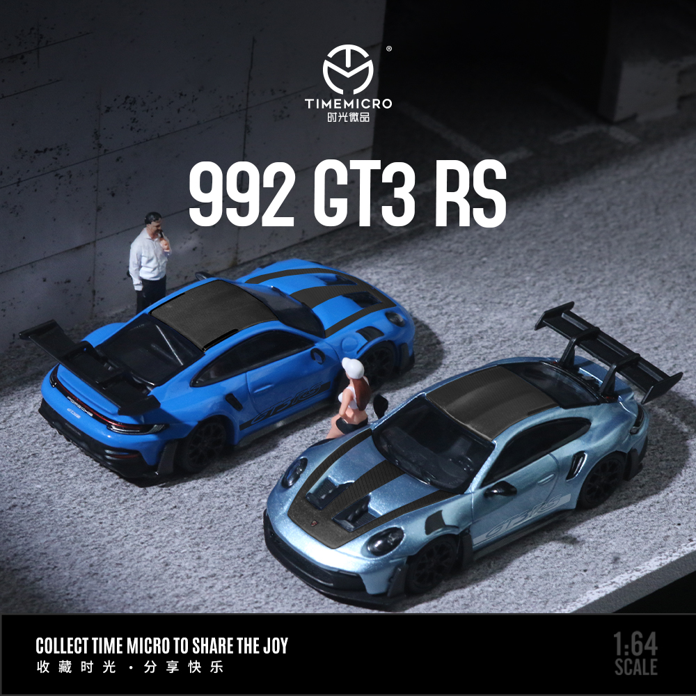 TimeMicro Porsche 992 GT3 RS with Figurine