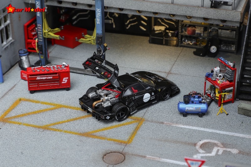 Star Model 1:64 Ferrari F40 Black