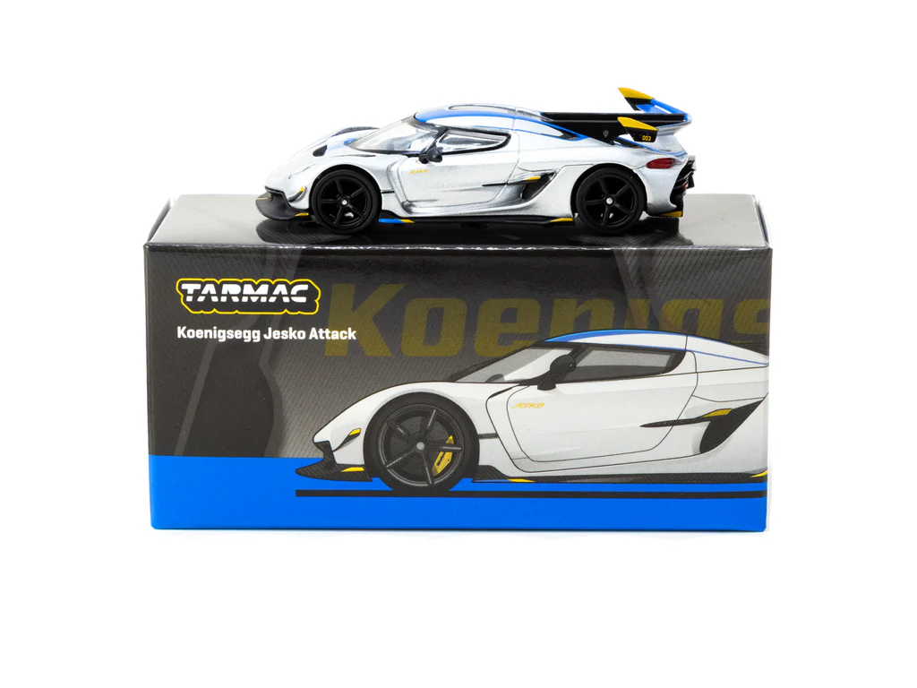 Tarmac Works 1/64 Koenigsegg Jesko Attack Silver - GLOBAL64