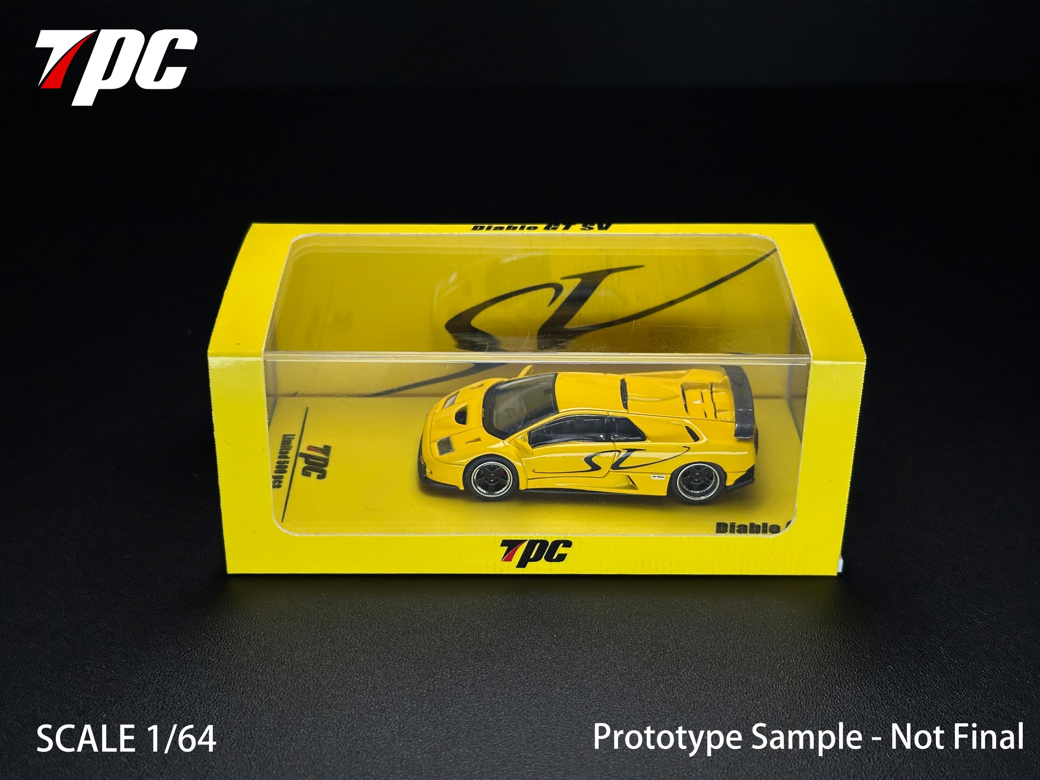 TPC 1/64 Diablo SV GT-R Lemon Yellow SV