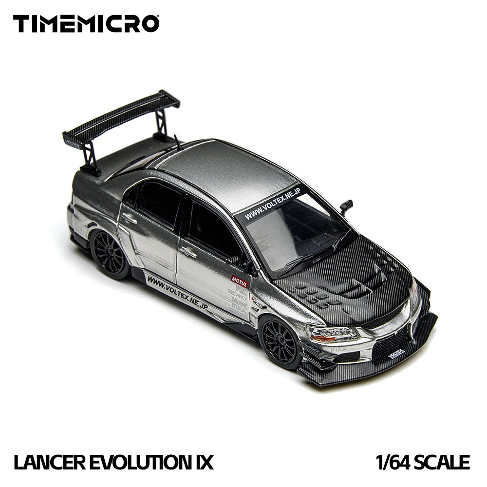 Time Micro 1:64 EVO 9 LANCER EVOLUTION Silver