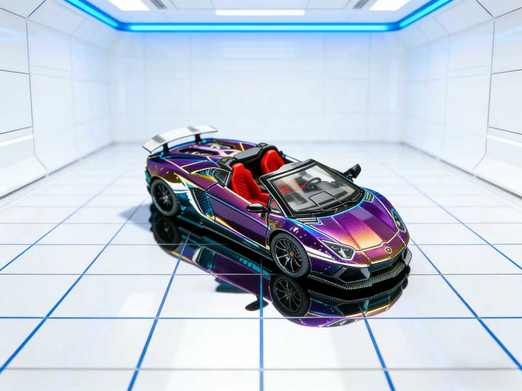  Rhino Model RM 1:64 Lamborghini LP720-4 Convertible LBWK Widebody