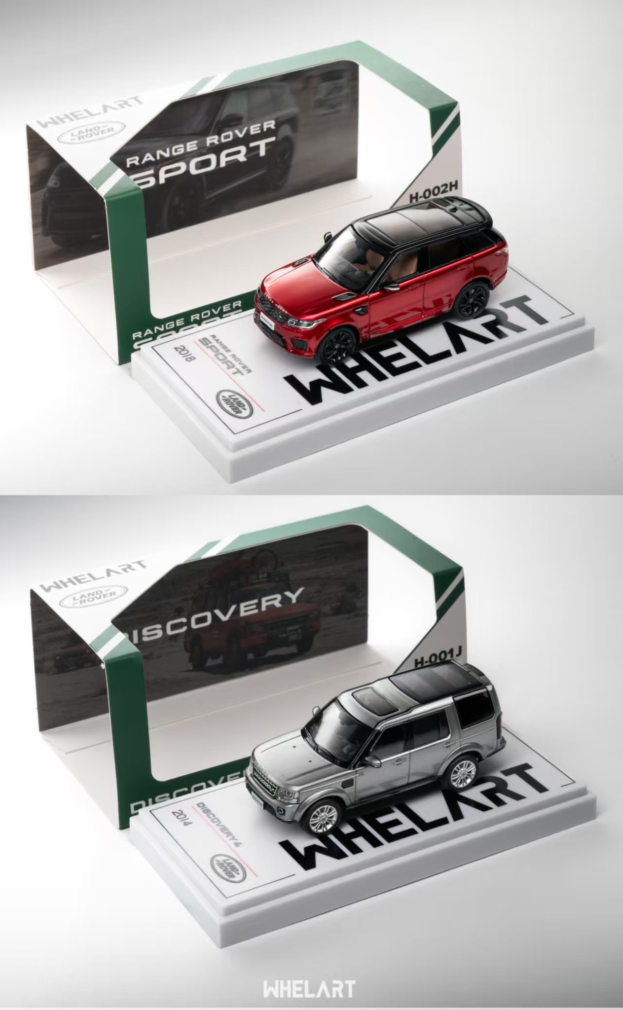 WHELART 1/64 Range Rover Sport、Land Rover Discovery4 