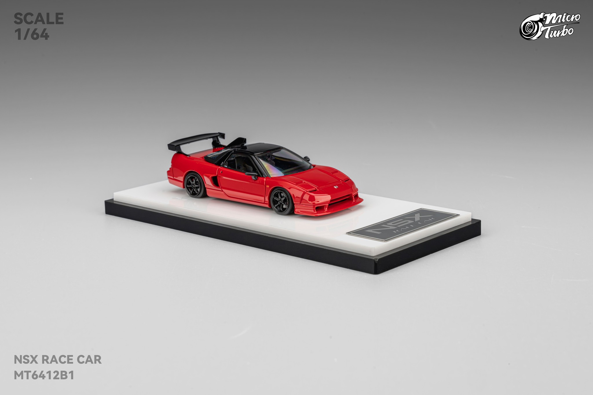 Micro Turbo 1/64 NSX Race Car. METALLIC RED