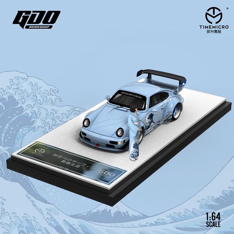 TimeMicro x GDO 1:64 Rauh-Welt RWB Porsche 964 With Figurine - PO 2