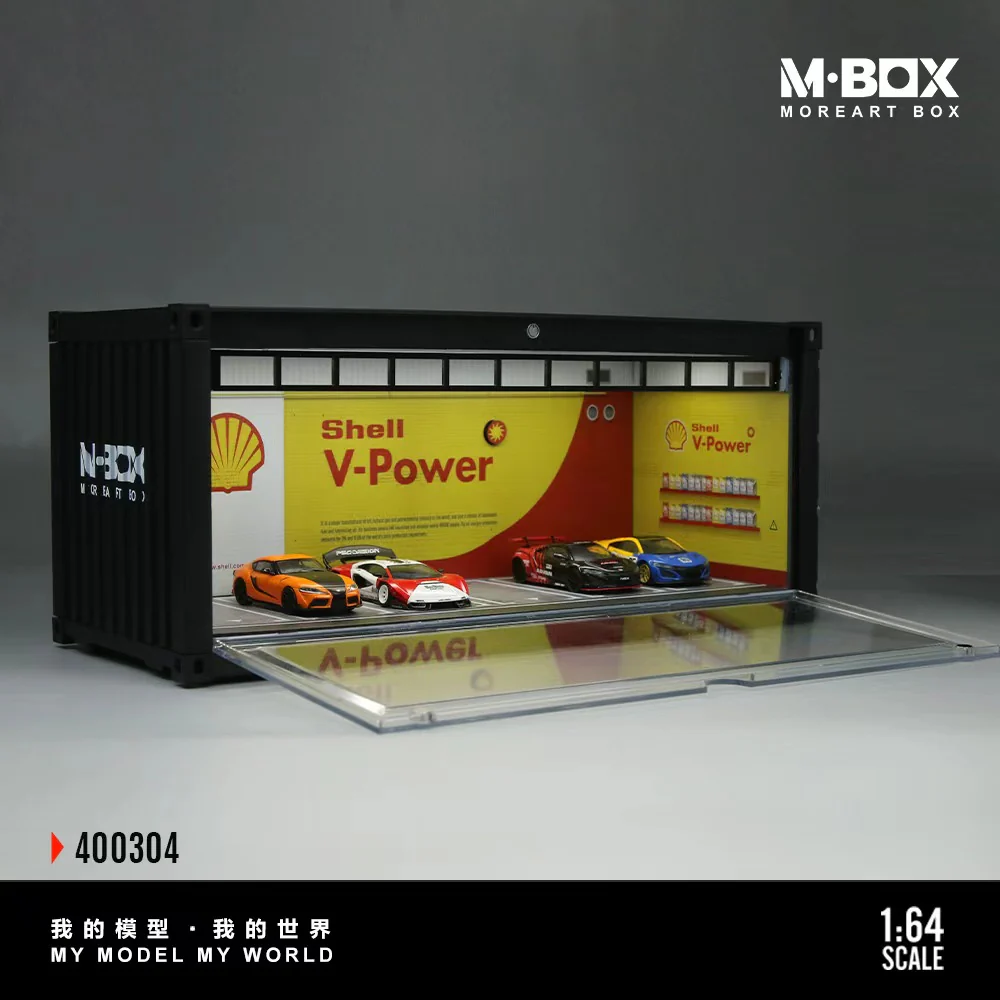 MBOX 1:64 CONTAINER MODEL STORAGE SCENE (3 Versions)
