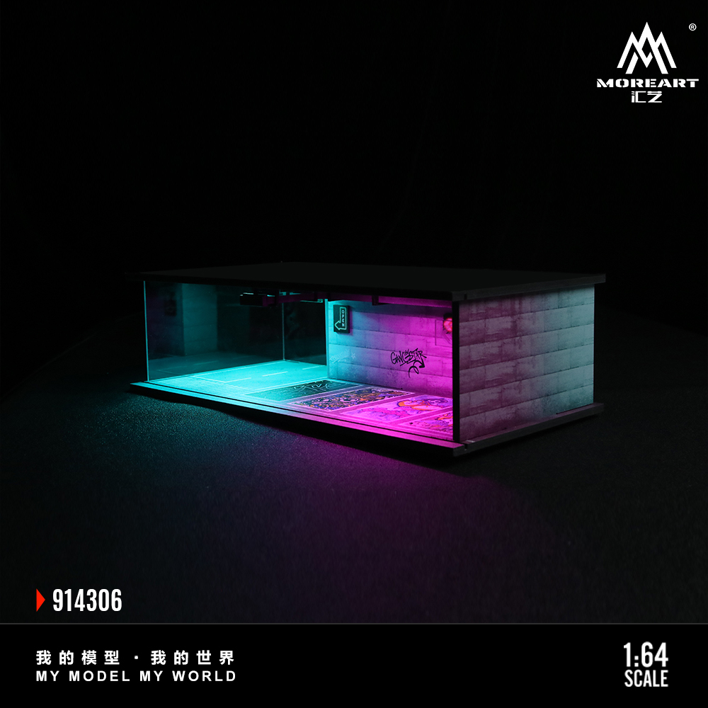 MoreArt 1:64 Cyberpunk Lighted Model Set, Model 04