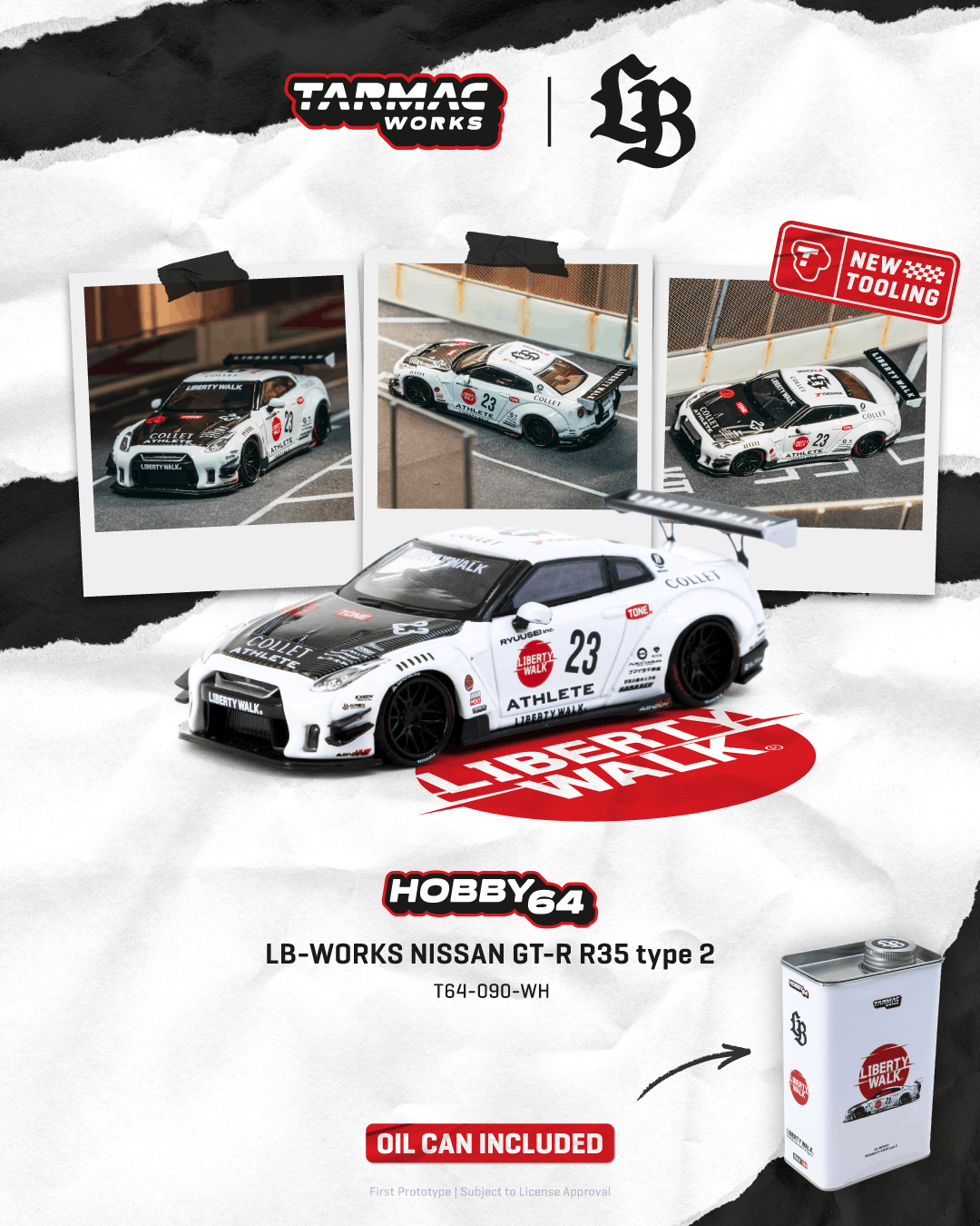 LB-WORKS NISSAN GT-R R35 type 2, White