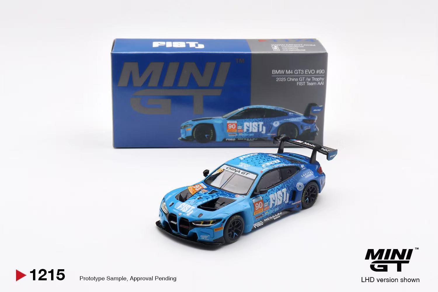 MINI GT #1215 BMW M4 GT3 EVO #90 – FIST Team AAI (2025 China GT)