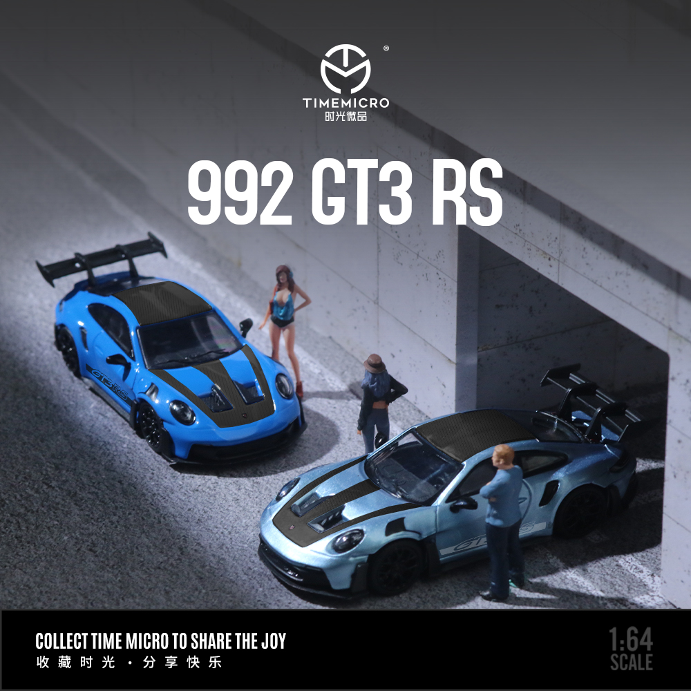 TimeMicro Porsche 992 GT3 RS with Figurine