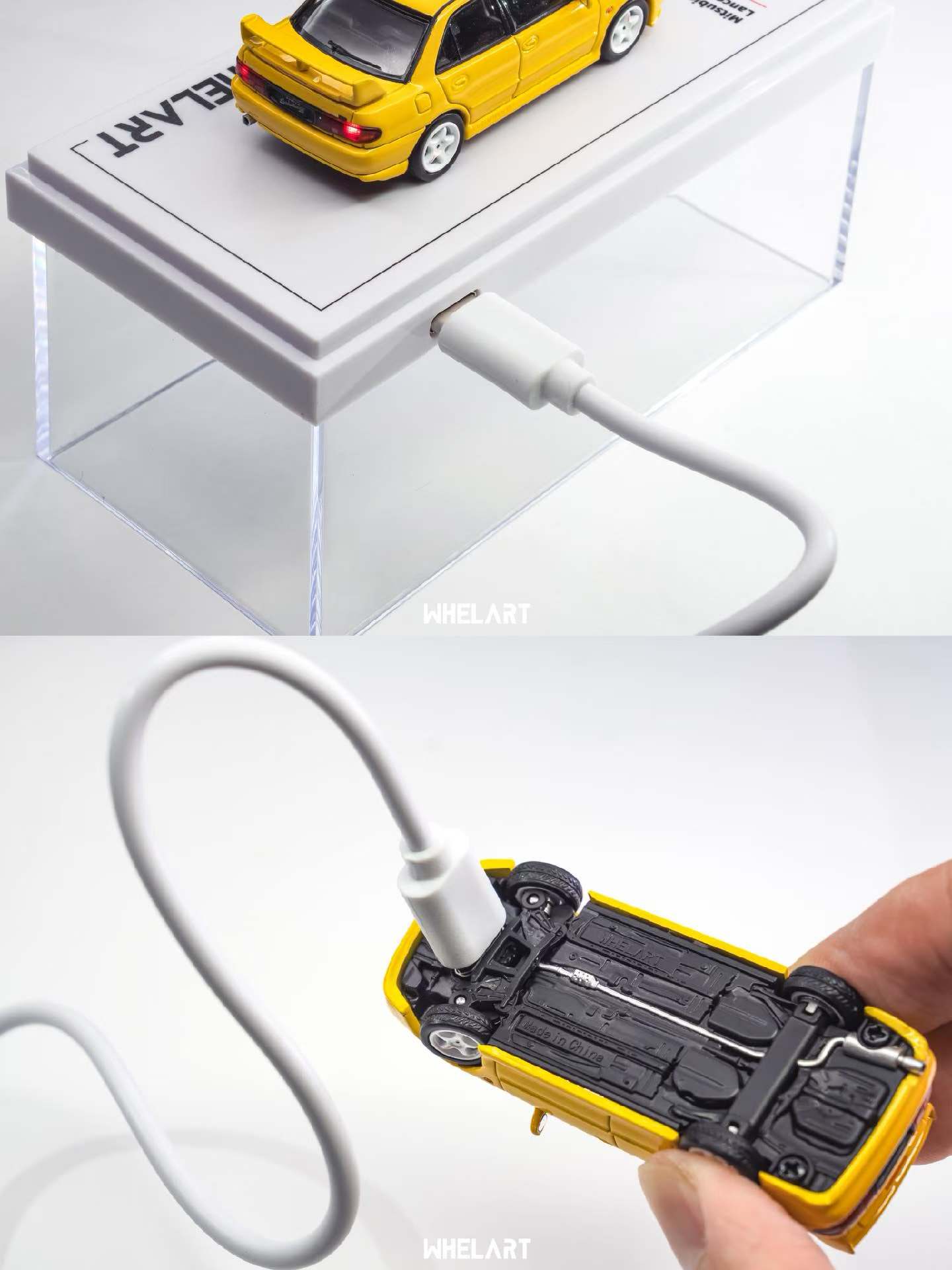 Mitsubishi evo3 Yellow (Lighting function)