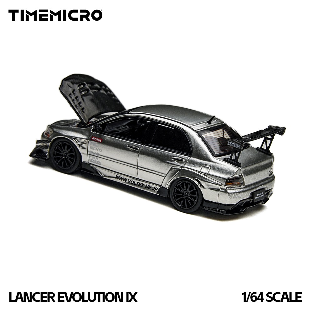 Time Micro 1:64 EVO 9 LANCER EVOLUTION Silver