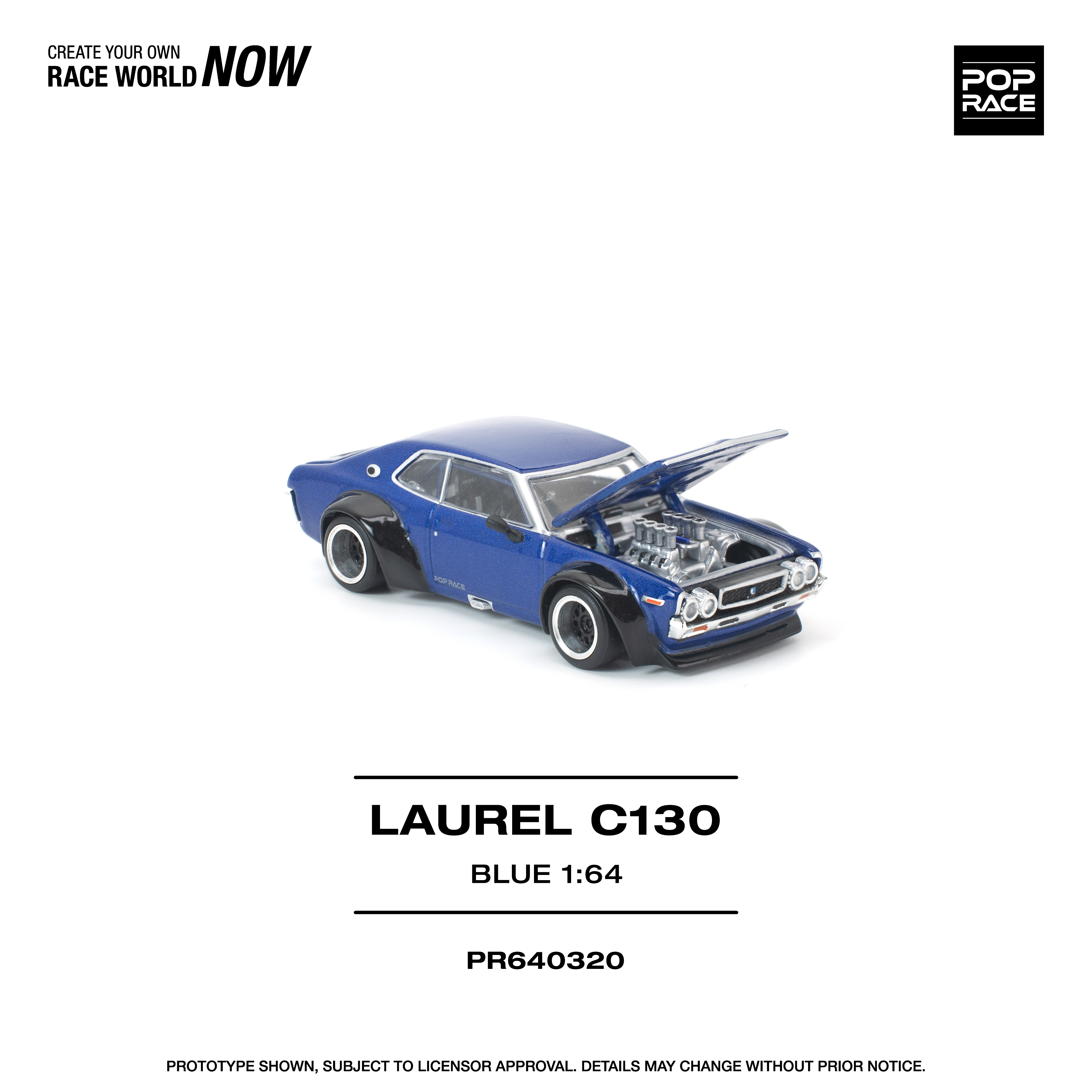 POP RACE LAUREL C130 BLUE