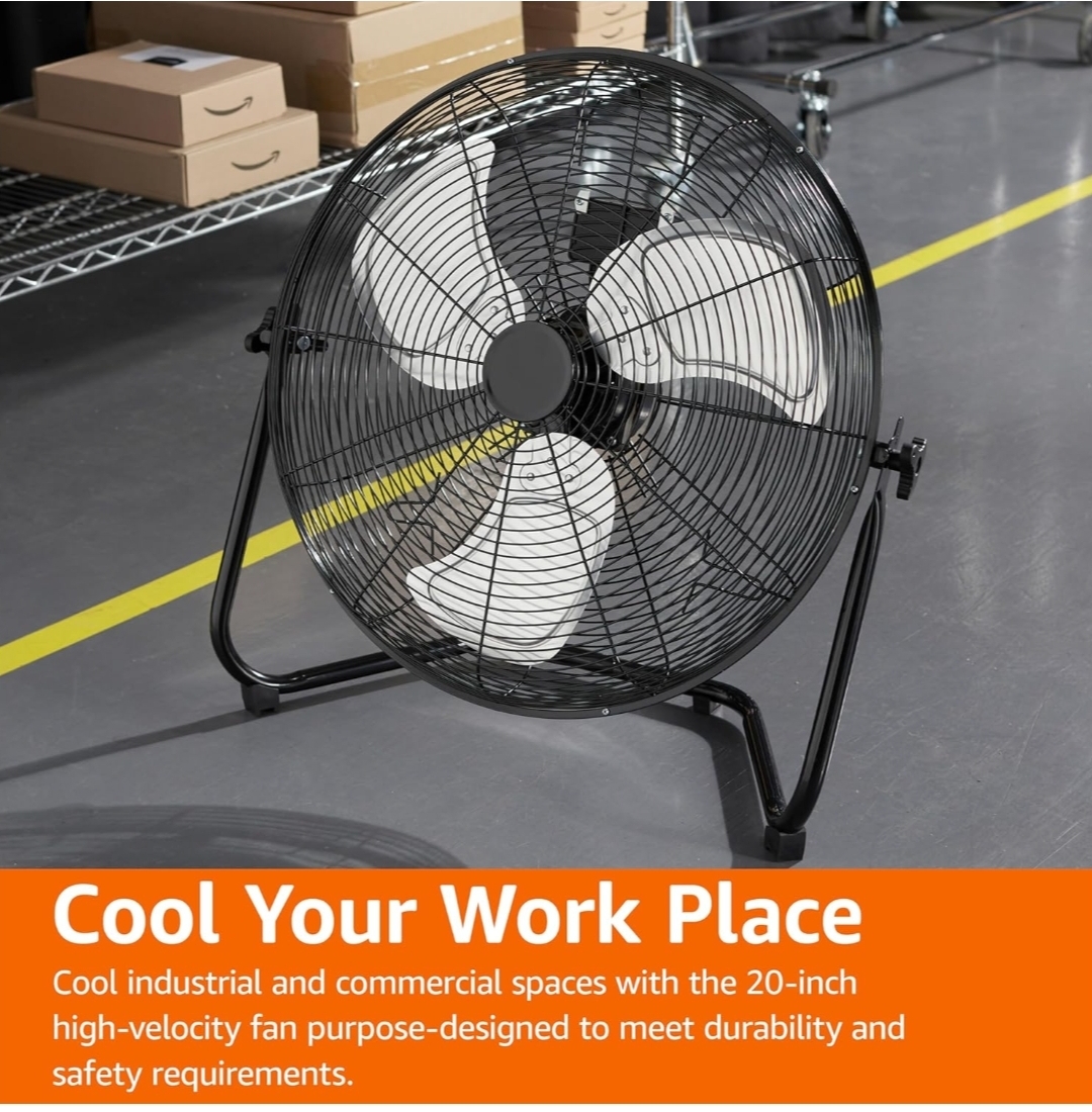 20-Inch High-Velocity Industrial Fan