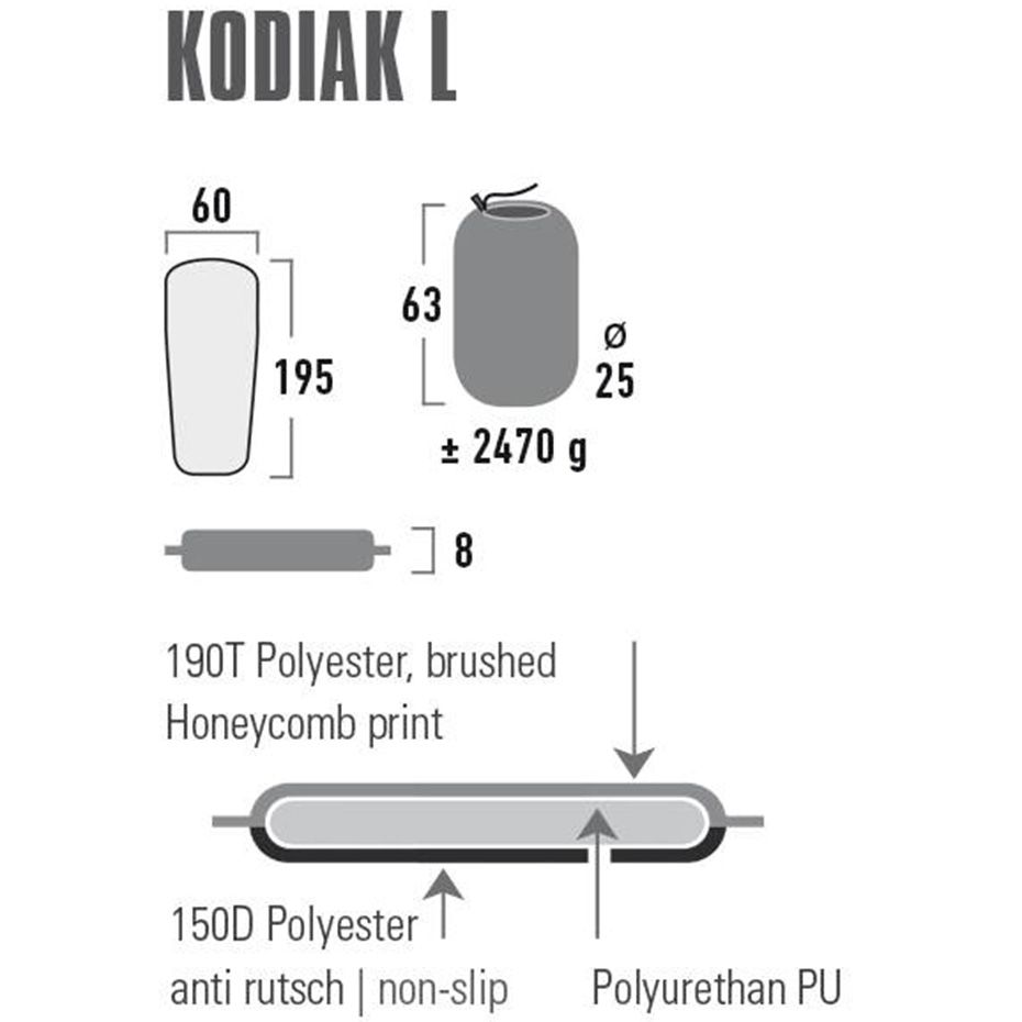 Kilimėlis savaime prisipučiantis High Peak