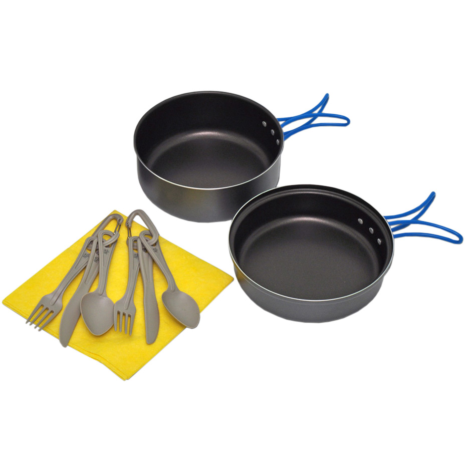 Puodų rinkinys + įrankiai ALU 4 vnt.