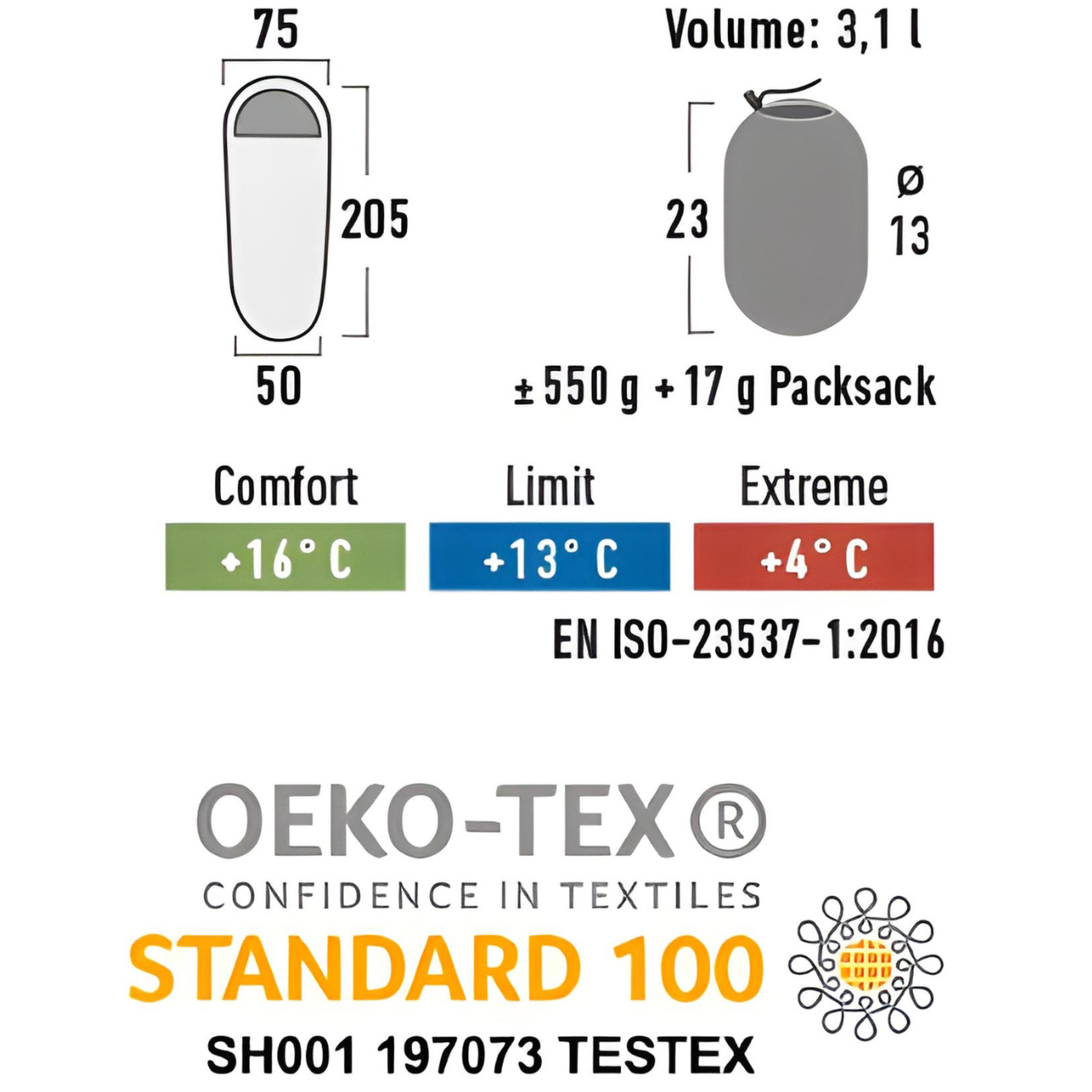 Miegmaišis High Peak Ultra Pak