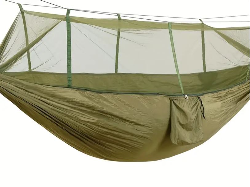 Turistinis hamakas su tinkleliu nuo vabzdžių
