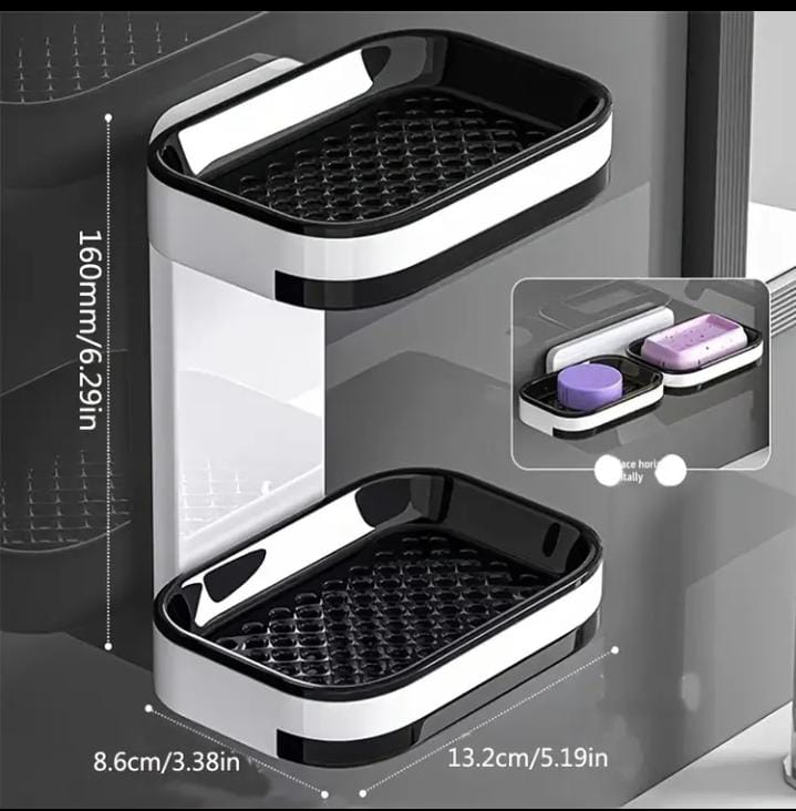 Jabonera de baño de pared