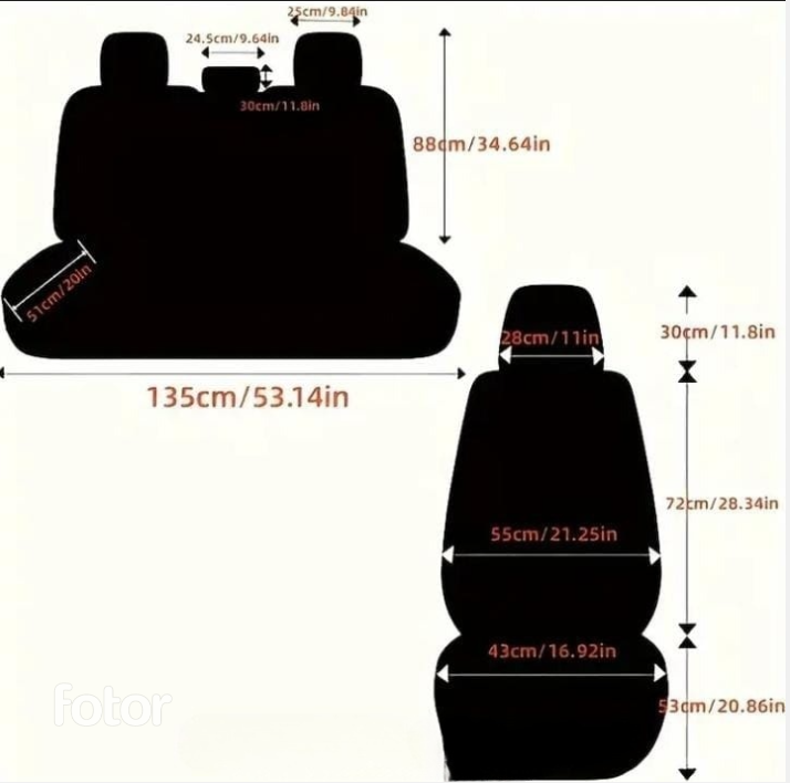 Fundas para asientos de coche Alta Gama