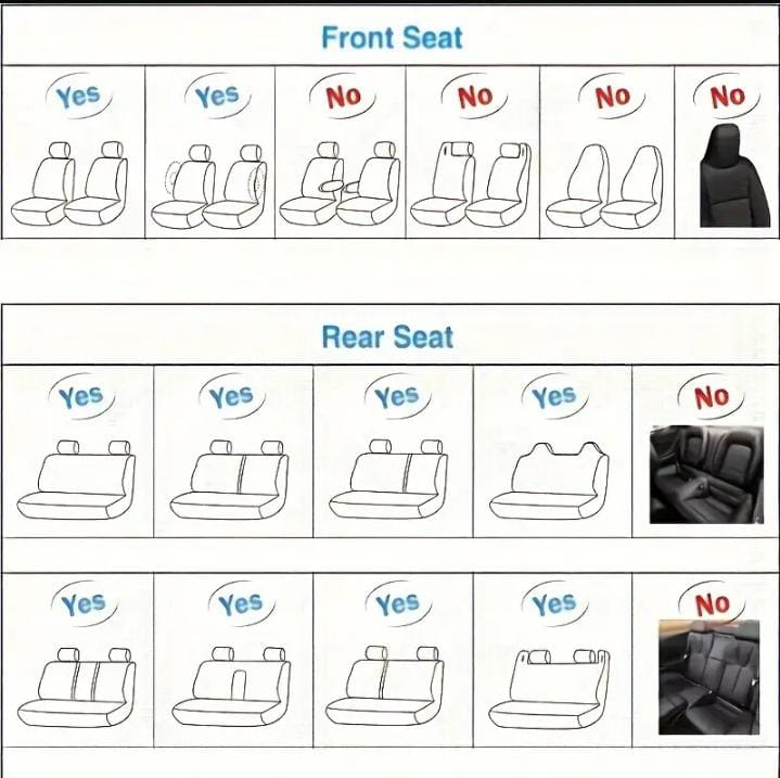 Fundas para asientos de coche Universales Alta Gama