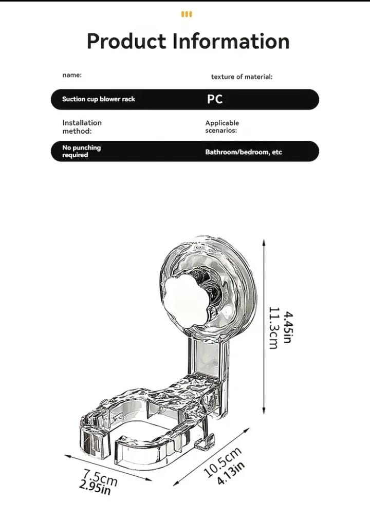 Soporte para secador de cabello