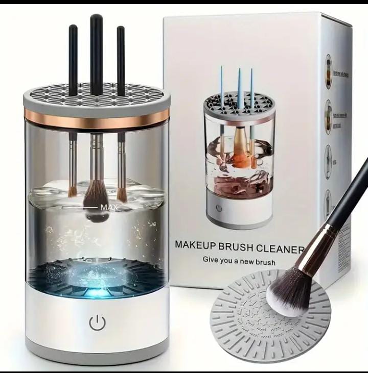 Máquina limpiadora de brochas de maquillaje