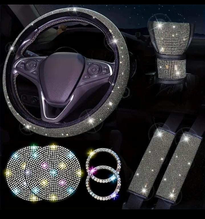 Accesorios de lujo para volante y automóvil