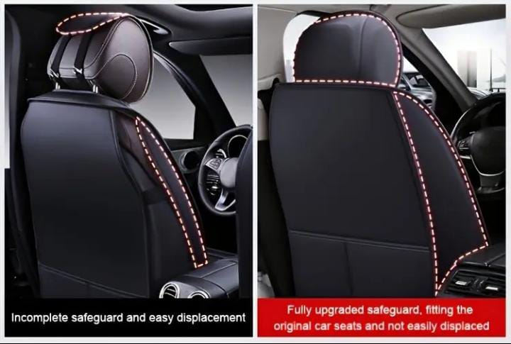 Funda de asiento de cuero sintético para coche