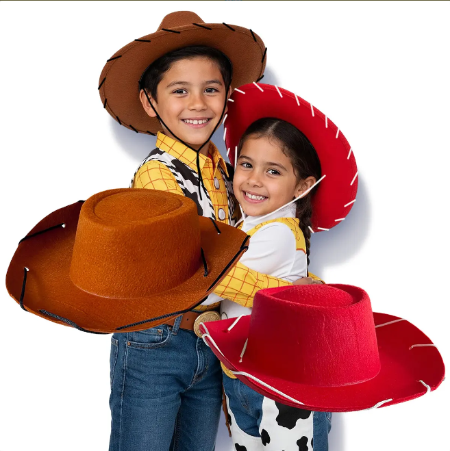 Sombreros y Pañuelos Vaqueros Rojo, rosa y cafe