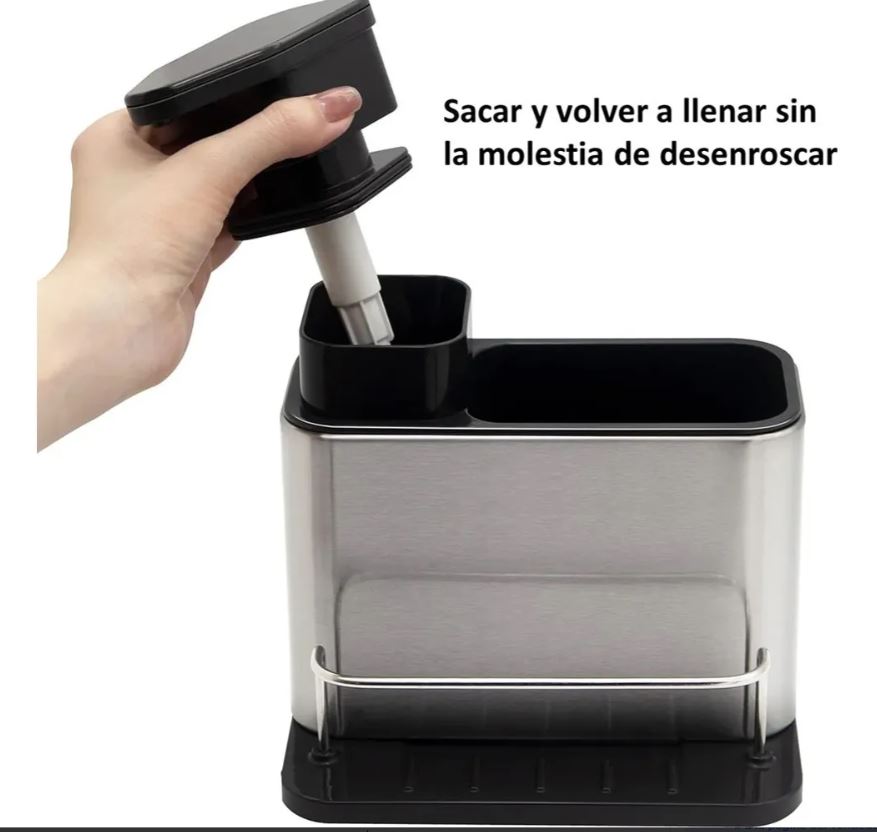 Dispensador de jabón multifuncional