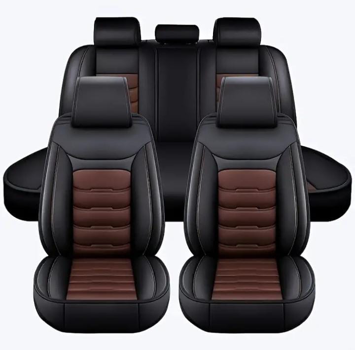 Fundas de asiento para automóvil vinipiel 5 asientos