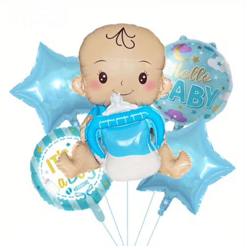 Kit de GLOBOS bebe niño y niña